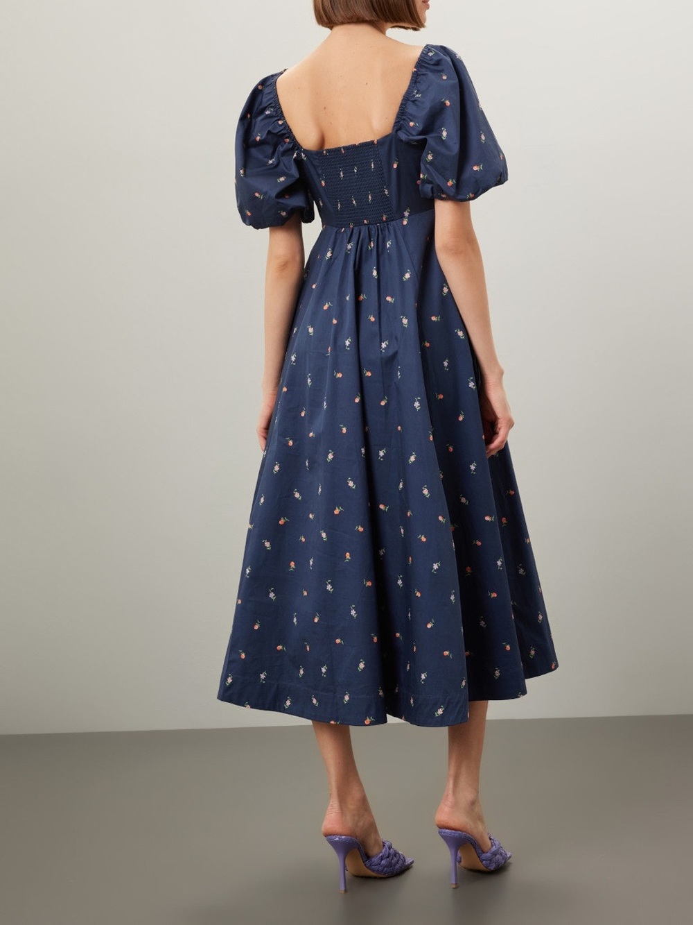 Hill House Matilda Dress Blue Floral - Picture 2 of 10